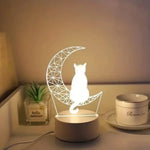 veilleuse bébé et adulte chat - MiaouDéco