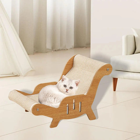 Chaise pour chat en bois