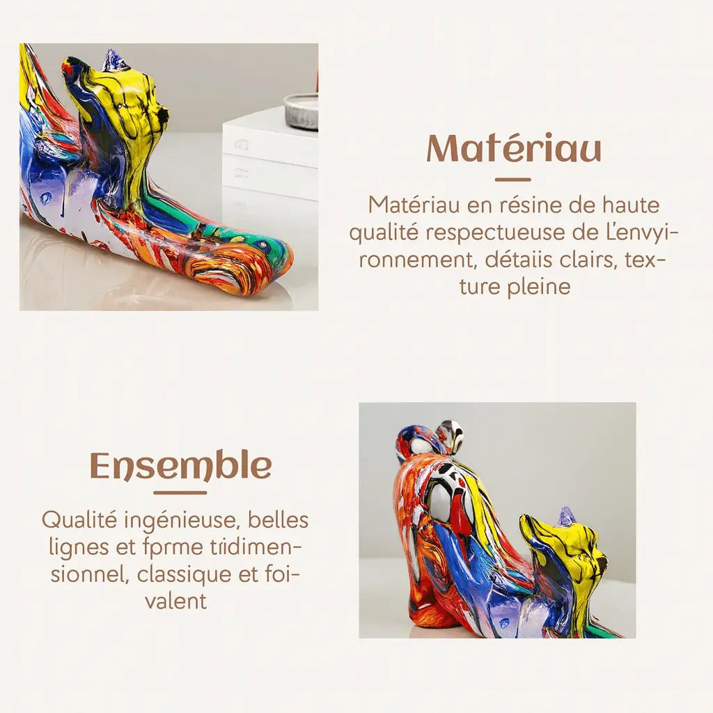 Chat en résine MiaouDéco