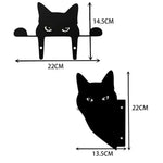 Chat noir décorations extérieur - MiaouDéco