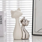 Chat en céramique design et moderne - MiaouDéco