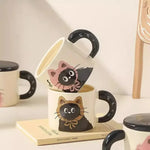 Mug chat noir kawaii – Tasse féline élégante, idée cadeau - MiaouDéco