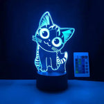 lampe chat led kawai led - MiaouDéco