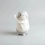 Tasse Chat Design en Céramique avec couvercle kawai - MiaouDéco