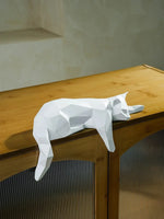 Sculpture de chat allongé moderne - MiaouDéco