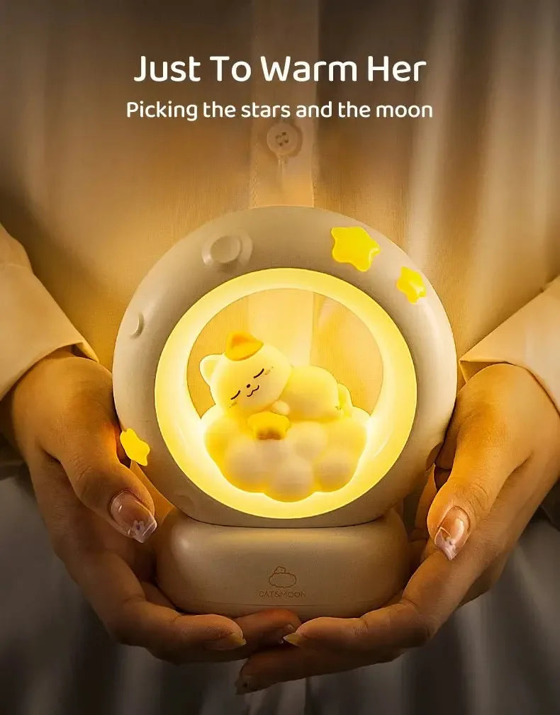 lampe de chevet chat cosy pour enfant - MiaouDéco