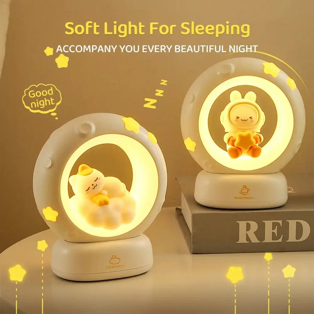 lampe de chevet chat cosy pour enfant - MiaouDéco