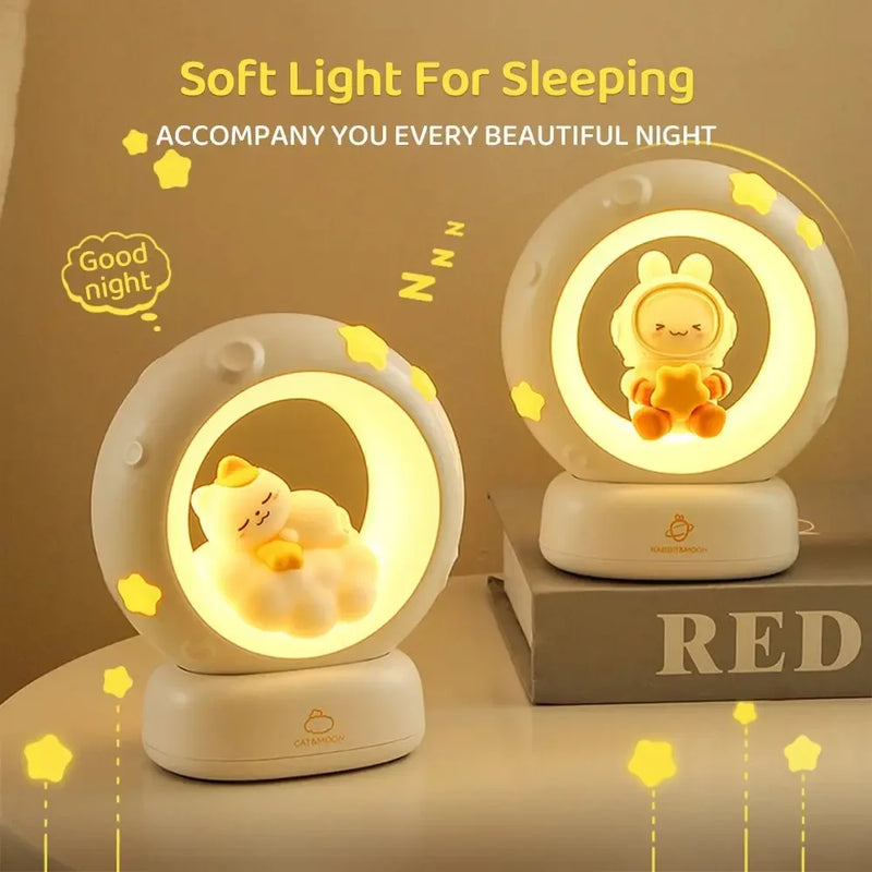 lampe de chevet chat cosy pour enfant - MiaouDéco