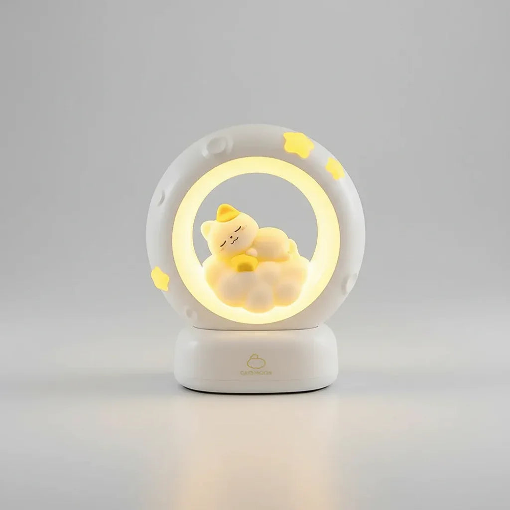 lampe de chevet chat cosy pour enfant - MiaouDéco