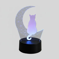 veilleuse bébé et adulte chat - MiaouDéco