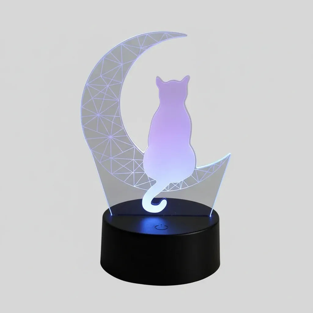 veilleuse bébé et adulte chat - MiaouDéco