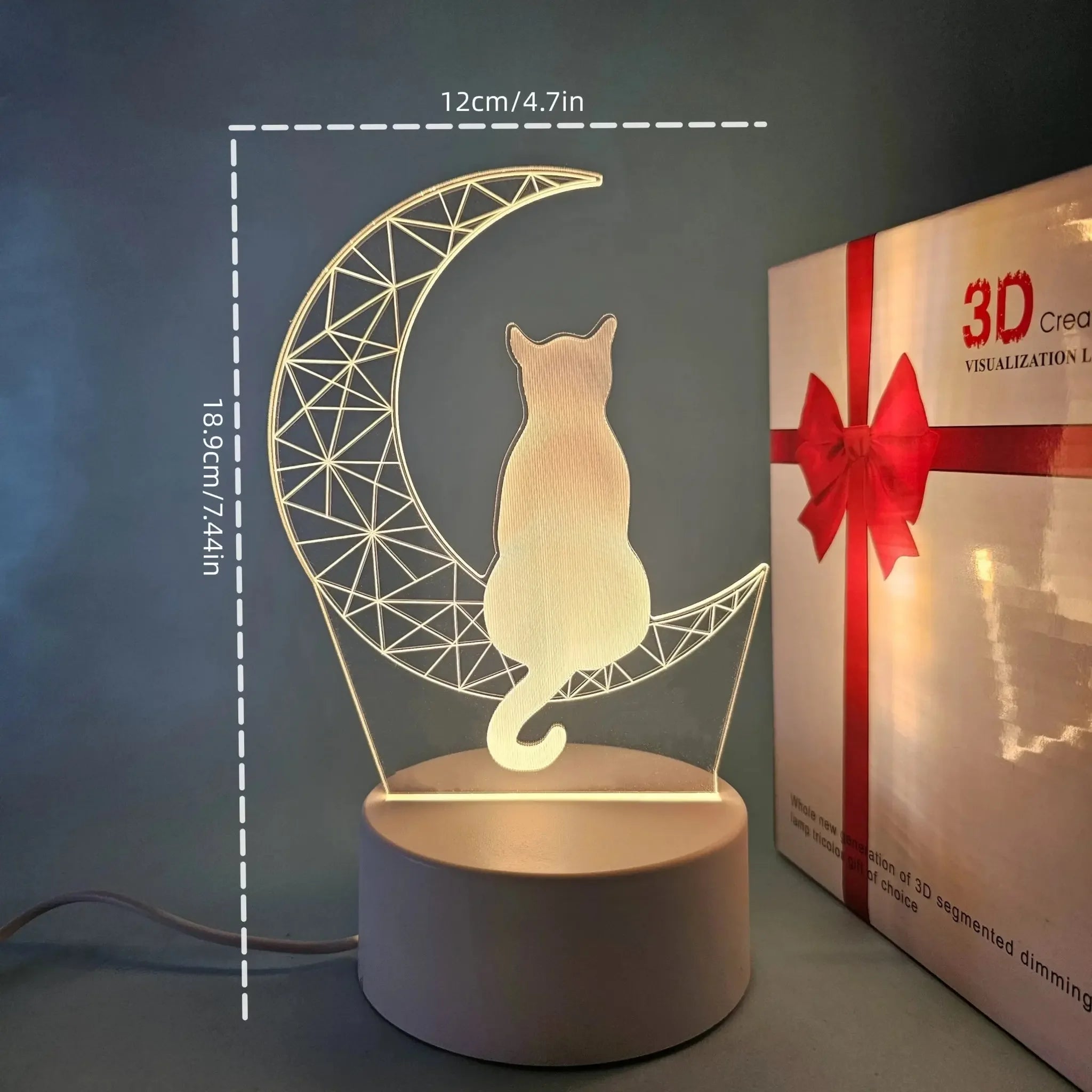 veilleuse bébé et adulte chat - MiaouDéco