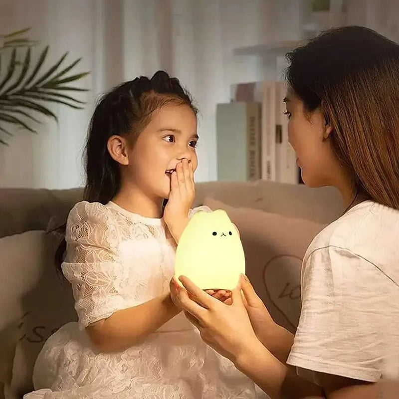 Lampe chat design en forme d ' oeuf - MiaouDéco