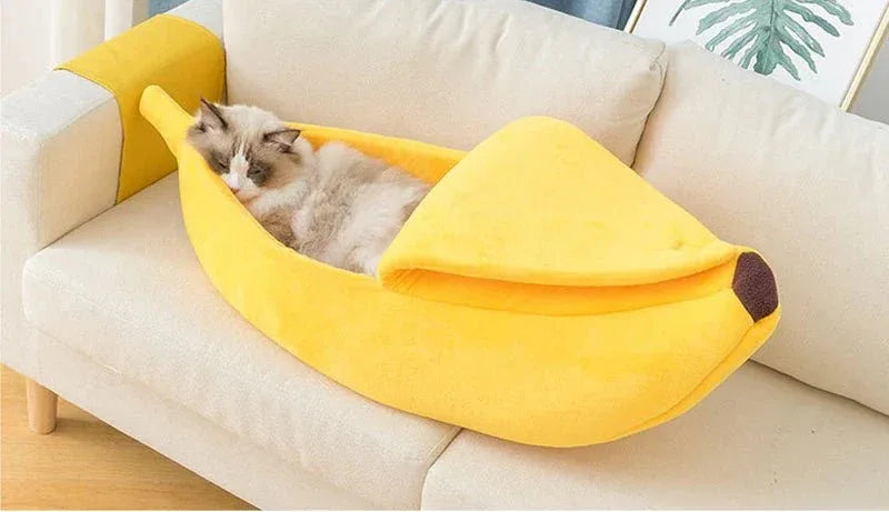 Panier pour chat banane - MiaouDéco