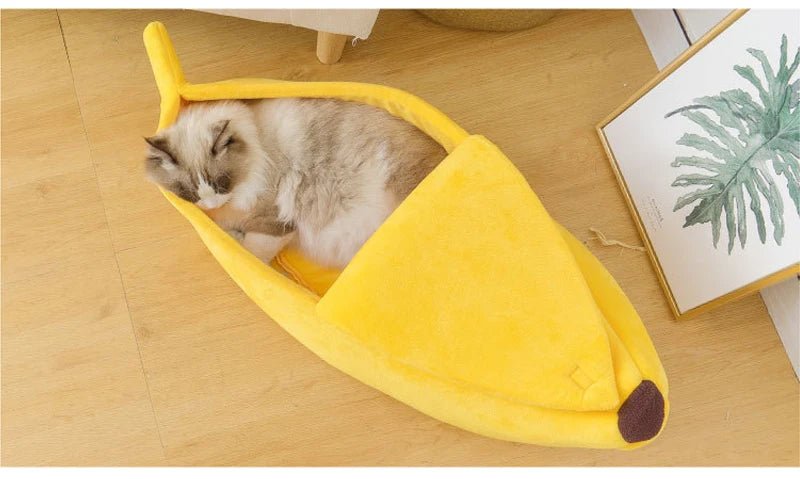 Panier pour chat banane
