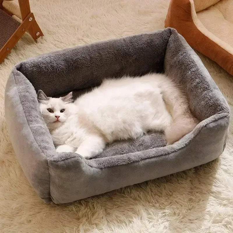Grand panier pour chat Doux et Confortable - MiaouDéco