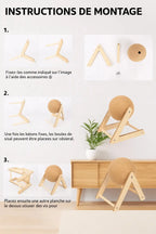 Boule Griffoir Bois - MiaouDéco