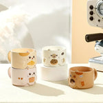 Mug chat design superposable - MiaouDéco