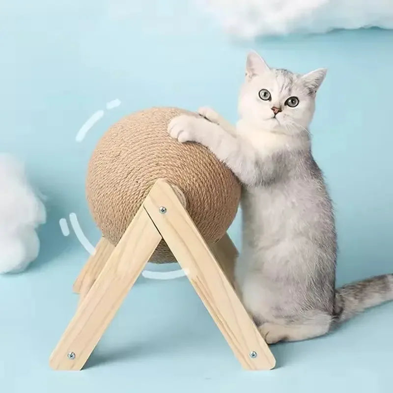 Boule Griffoir Bois - MiaouDéco