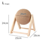 Boule Griffoir Bois - MiaouDéco