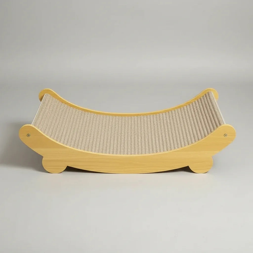 Griffoir Hamac pour Chat en Bois & Sisal - MiaouDéco