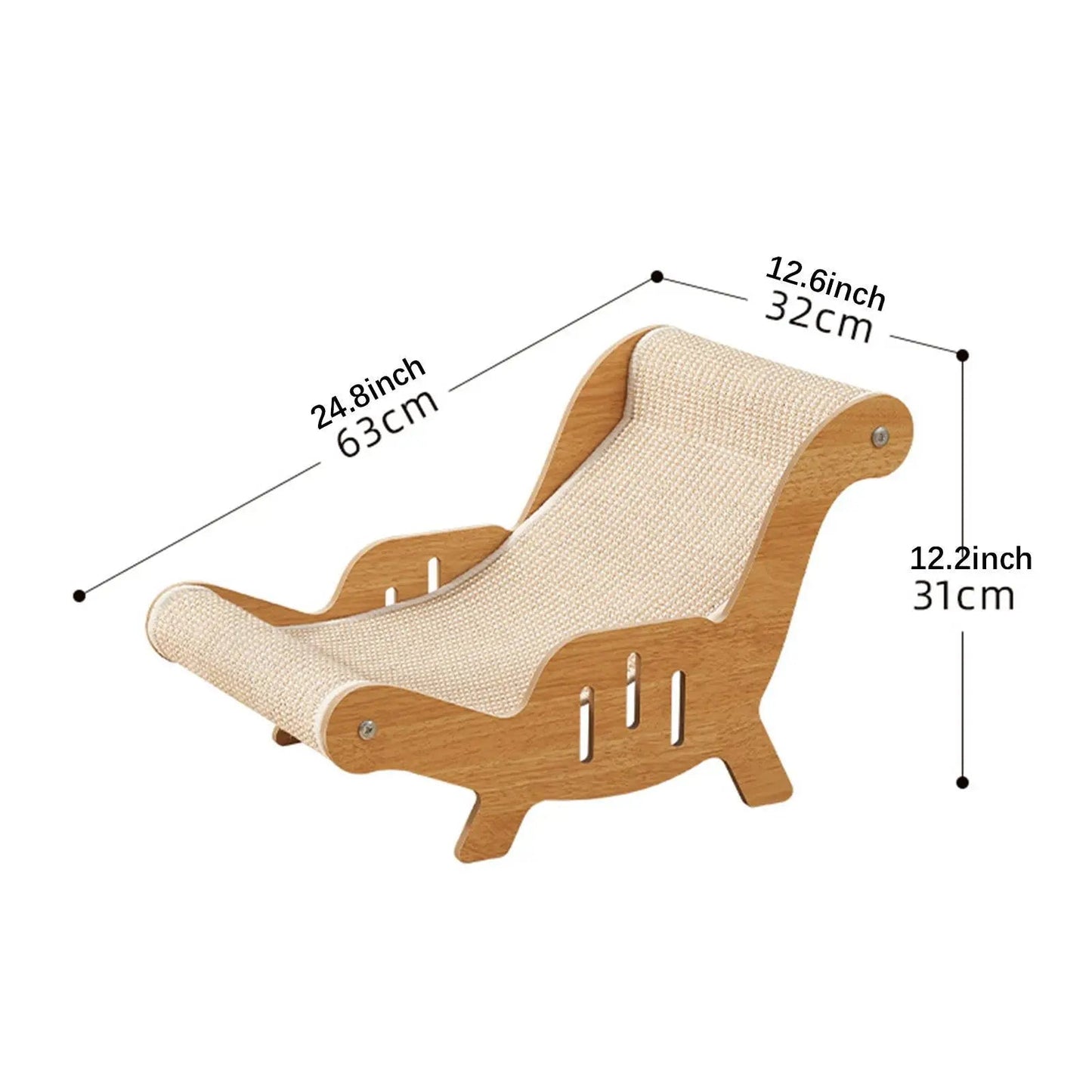 Chaise pour chat en bois