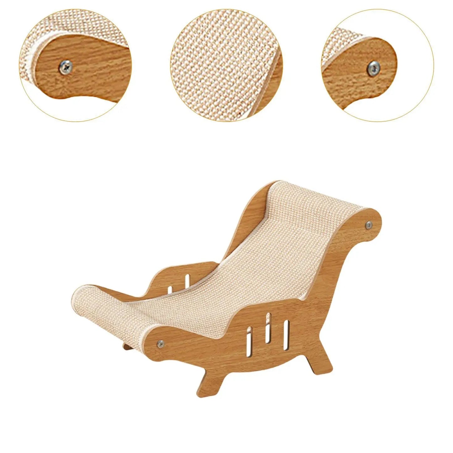 Chaise pour chat en bois