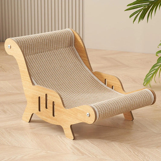 Chaise pour chat en bois