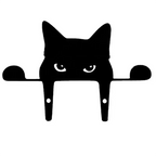 Chat noir décorations extérieur - MiaouDéco