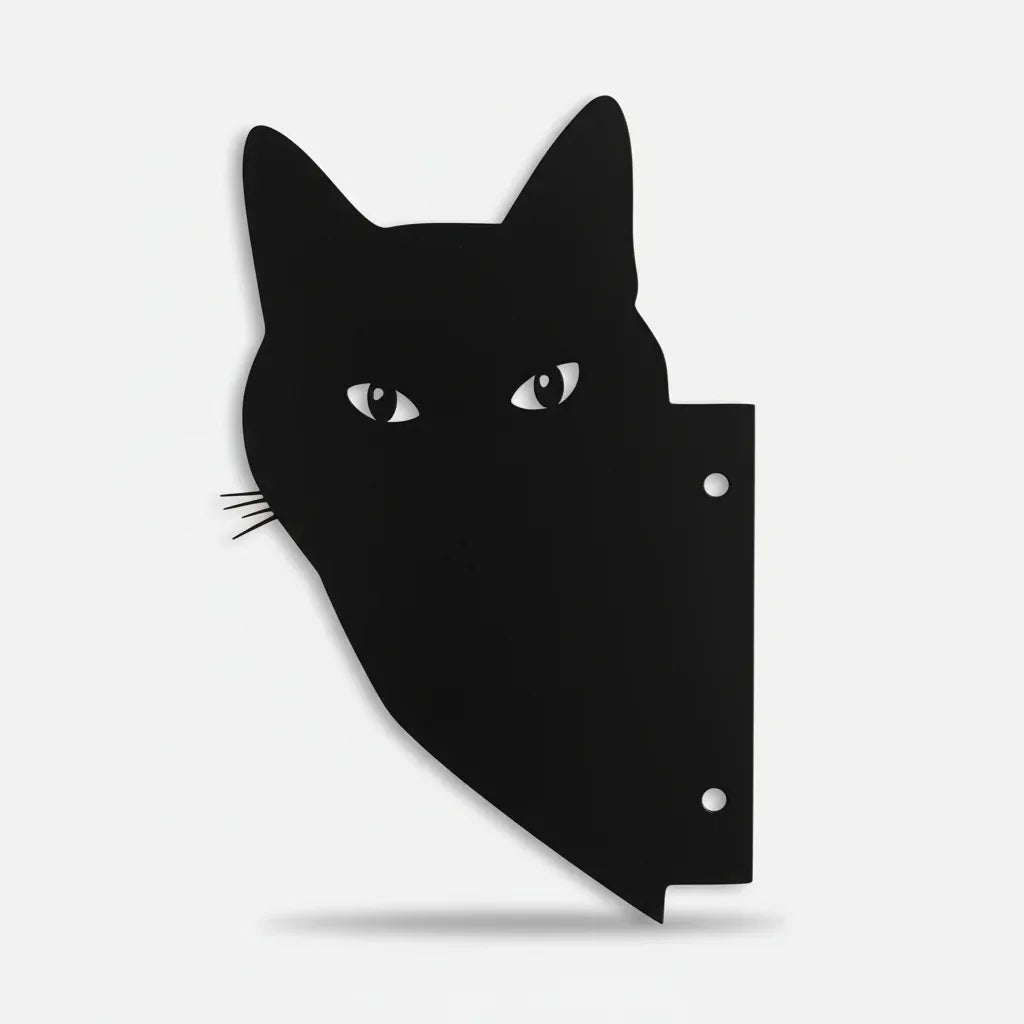 Chat noir décorations extérieur - MiaouDéco