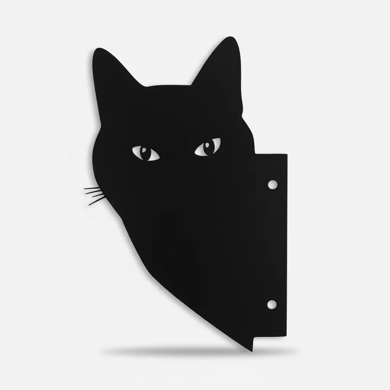 Chat noir décorations extérieur - MiaouDéco