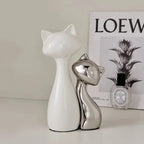 Chat en céramique design et moderne - MiaouDéco