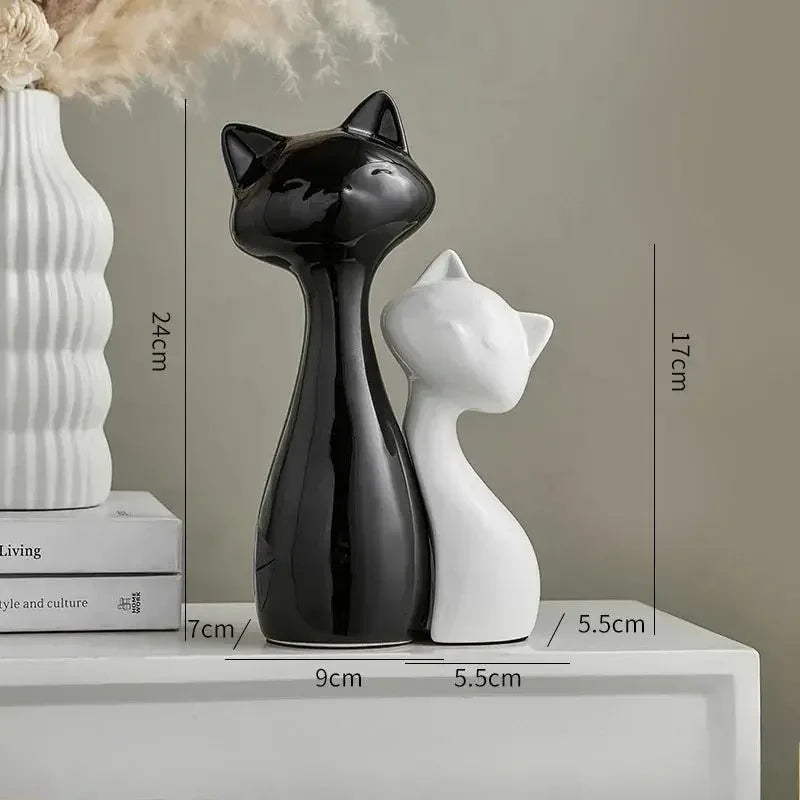 Chat en céramique design et moderne - MiaouDéco
