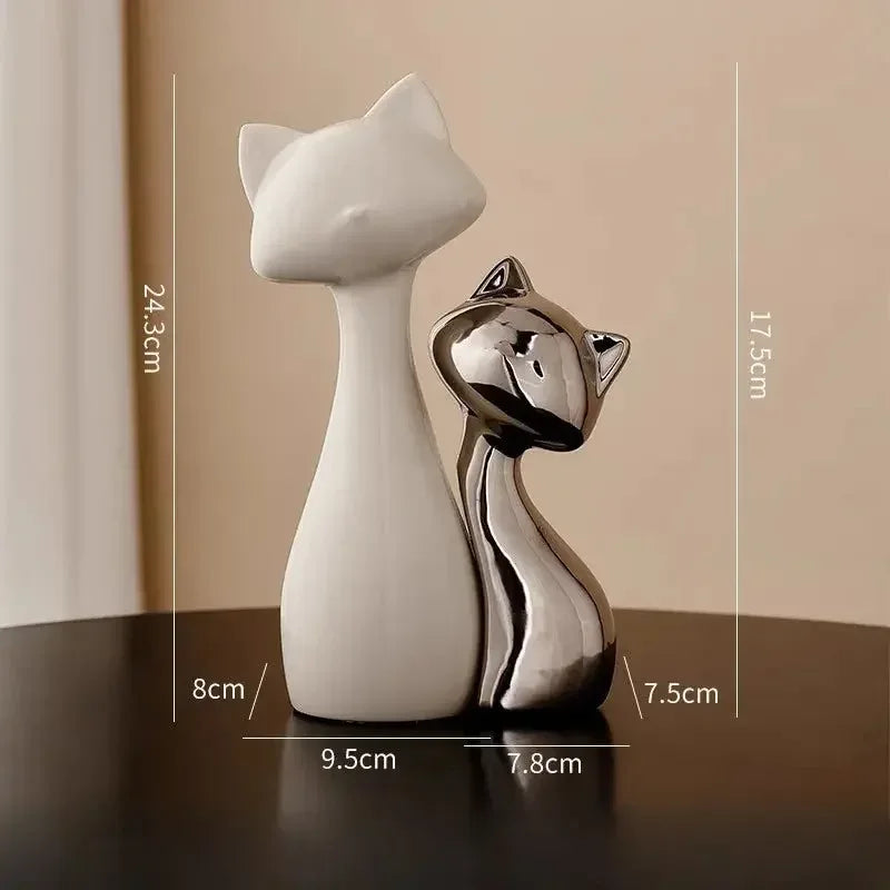 Chat en céramique design et moderne - MiaouDéco