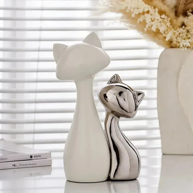 Chat en céramique design et moderne - MiaouDéco