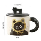 Mug chat noir kawaii – Tasse féline élégante, idée cadeau - MiaouDéco