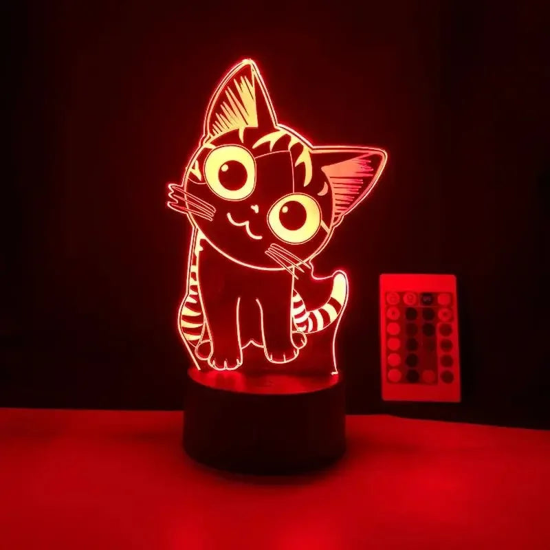 lampe chat led kawai led - MiaouDéco