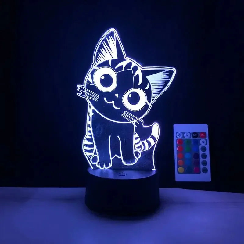 lampe chat led kawai led - MiaouDéco