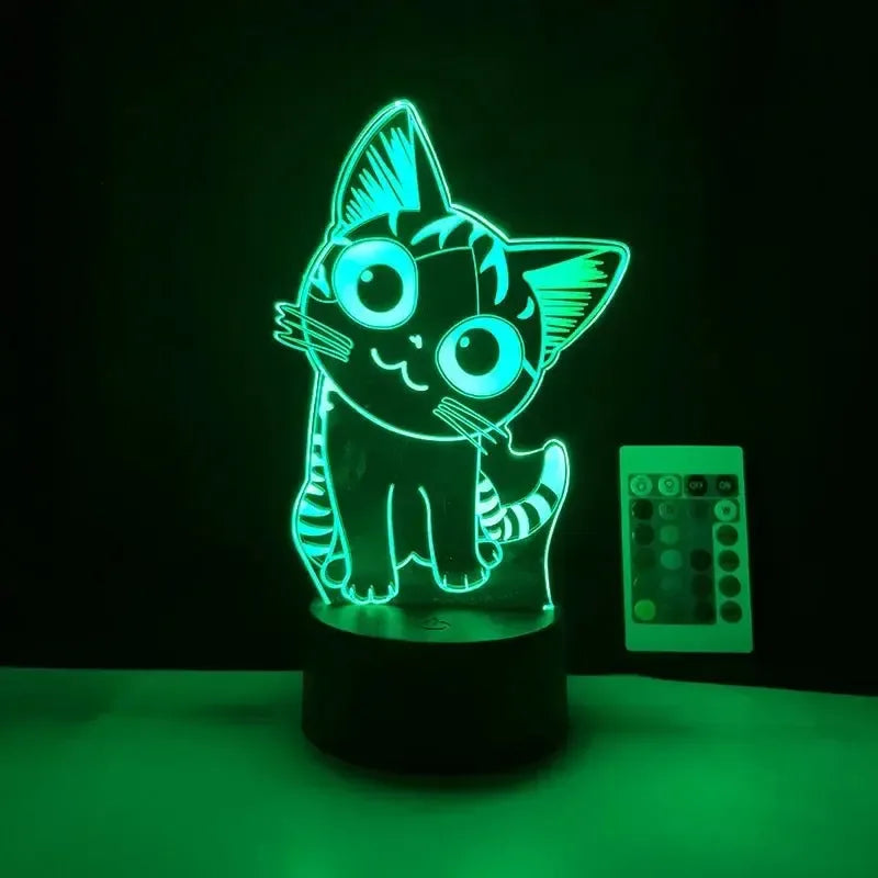 lampe chat led kawai led - MiaouDéco