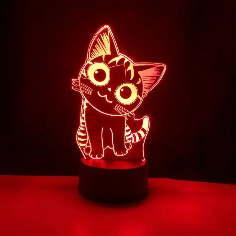 lampe chat led kawai led - MiaouDéco