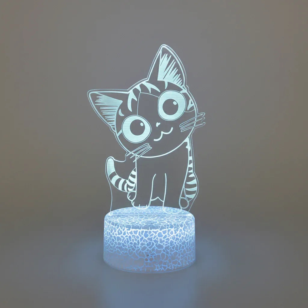 lampe chat led kawai led - MiaouDéco