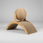 Griffoir Arc avec Balle en Sisal - MiaouDéco