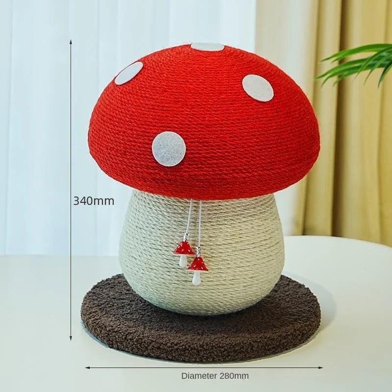 Cat Climbing Frame Red Umbrella Sword Hemp Ground Claws Cat Climbing Column Vertical Cat Scratching Board Cat Tree Cat Toy MiaouDéco