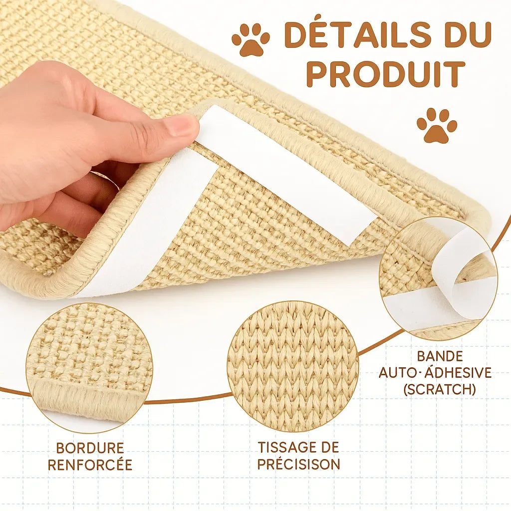 Griffoir Protège canapé en sisal - MiaouDéco