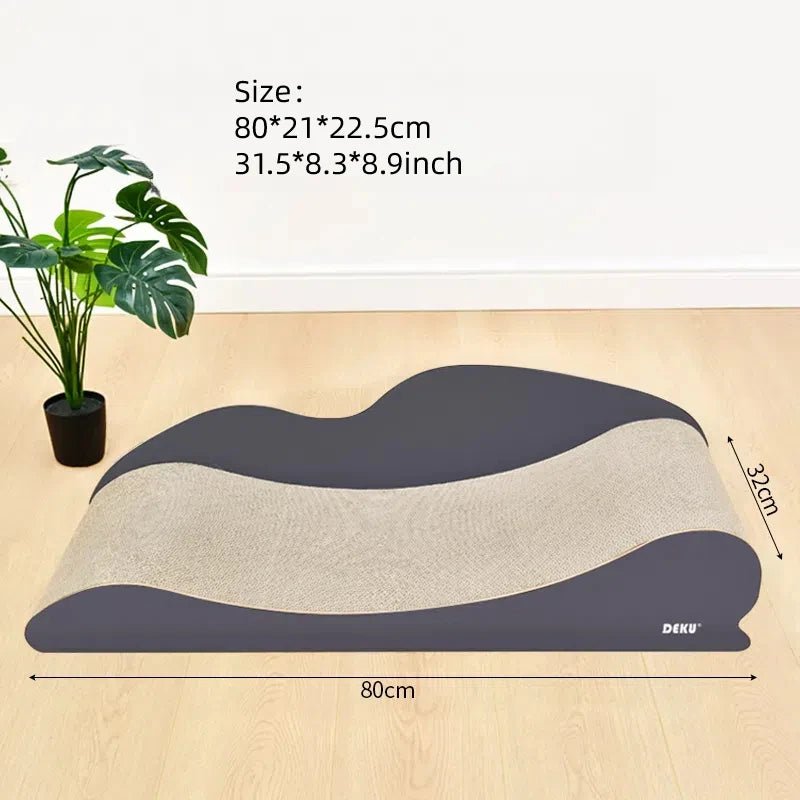Large Size Cat Couch Bed Furniture Ultimate Cardboard Scratching Lounge durable Cat Scratcher MiaouDéco
