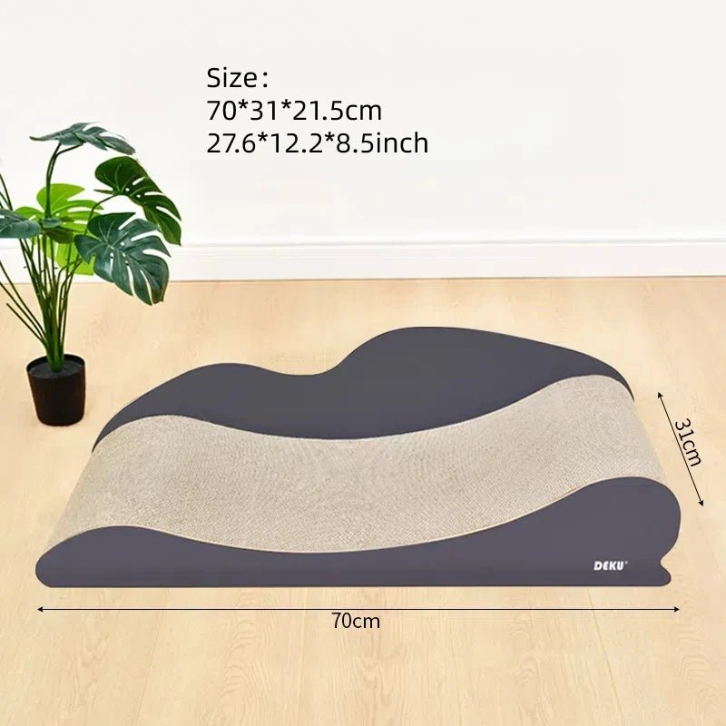 Large Size Cat Couch Bed Furniture Ultimate Cardboard Scratching Lounge durable Cat Scratcher MiaouDéco
