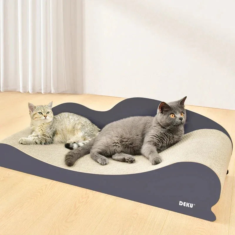 Large Size Cat Couch Bed Furniture Ultimate Cardboard Scratching Lounge durable Cat Scratcher - MiaouDéco