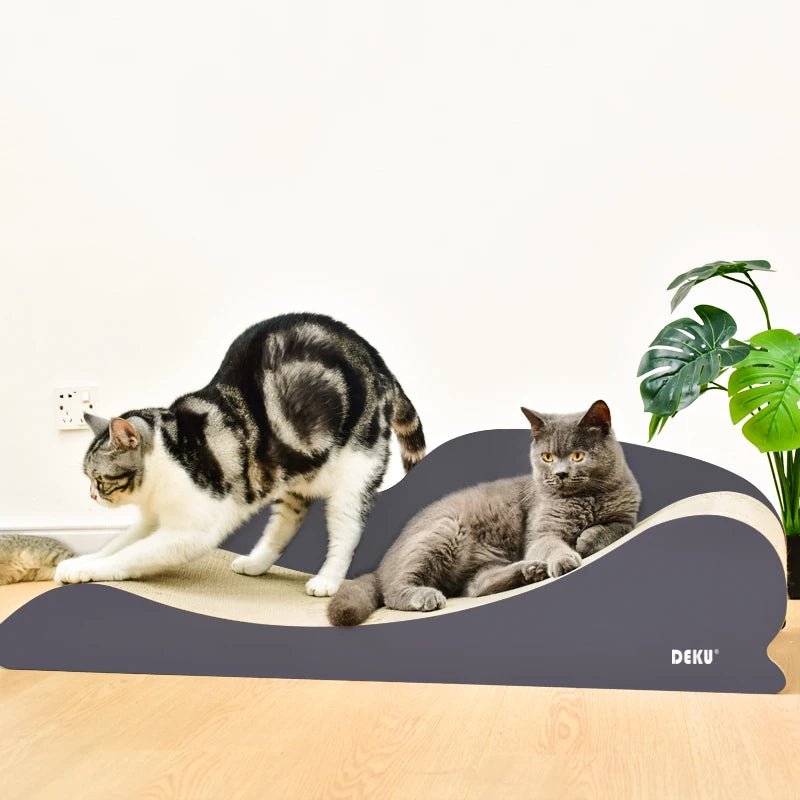 Large Size Cat Couch Bed Furniture Ultimate Cardboard Scratching Lounge durable Cat Scratcher MiaouDéco
