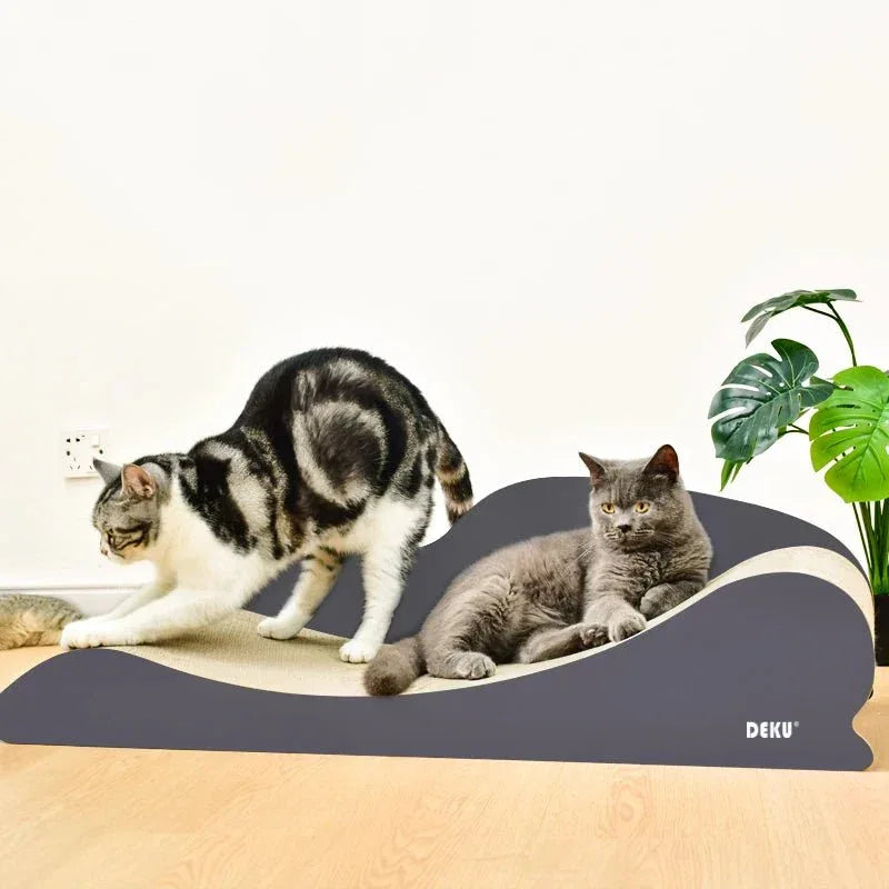 Large Size Cat Couch Bed Furniture Ultimate Cardboard Scratching Lounge durable Cat Scratcher - MiaouDéco