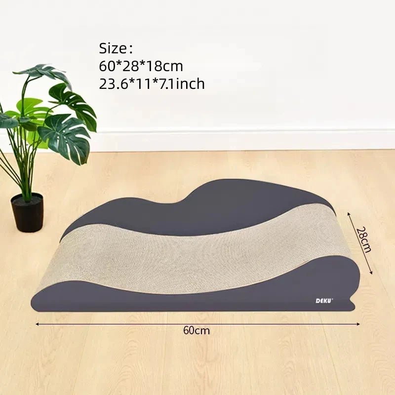 Large Size Cat Couch Bed Furniture Ultimate Cardboard Scratching Lounge durable Cat Scratcher MiaouDéco
